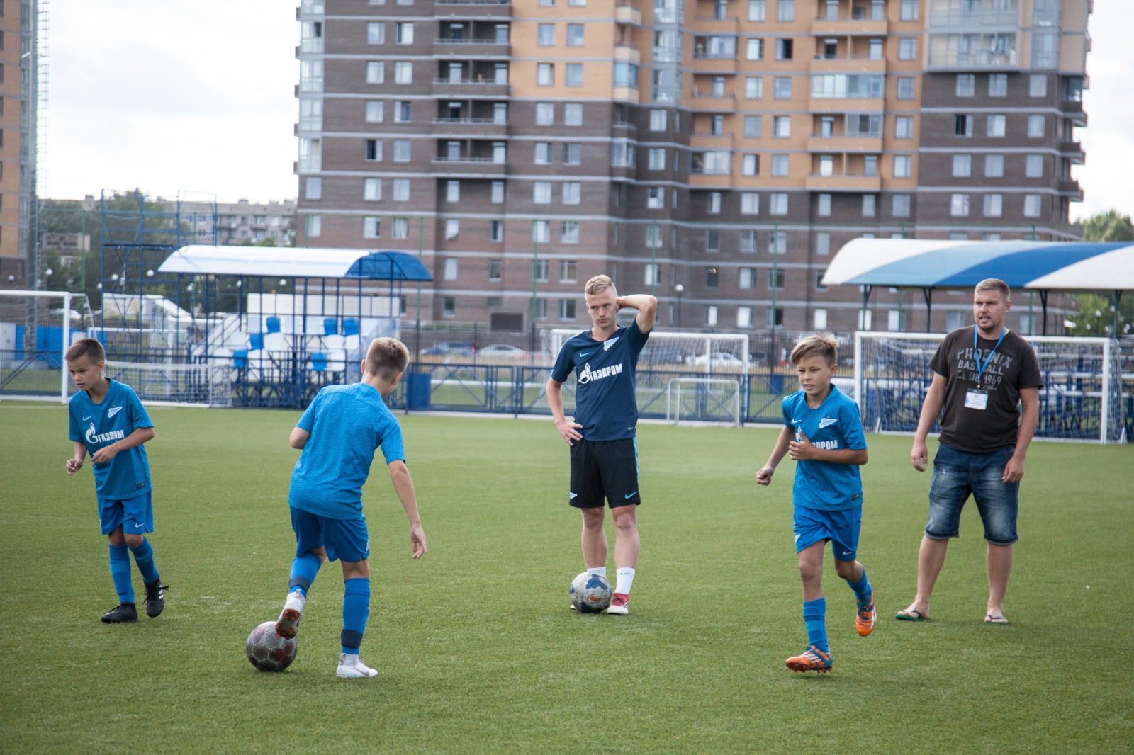 Большой фестиваль футбола: Мастер-класс от Максима Левин, полузащитника ФК «Зенит»