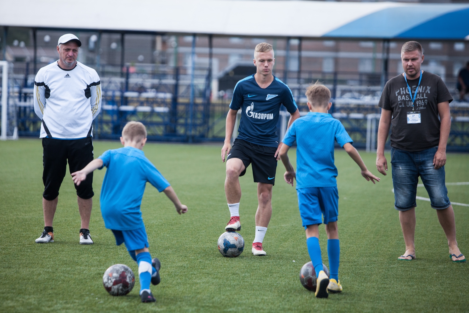 Большой фестиваль футбола: Мастер-класс от Максима Левин, полузащитника ФК «Зенит»