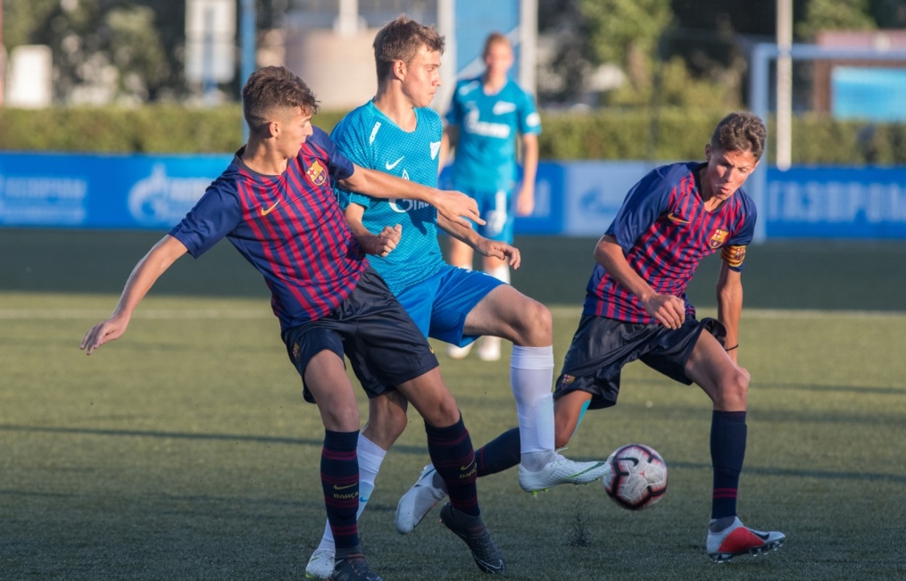 Товарищиский матч «Зенит»-м — «Барселона»-м