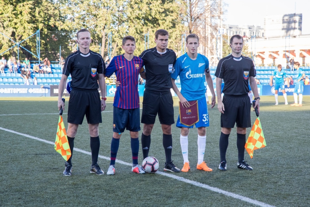Товарищиский матч «Зенит»-м — «Барселона»-м