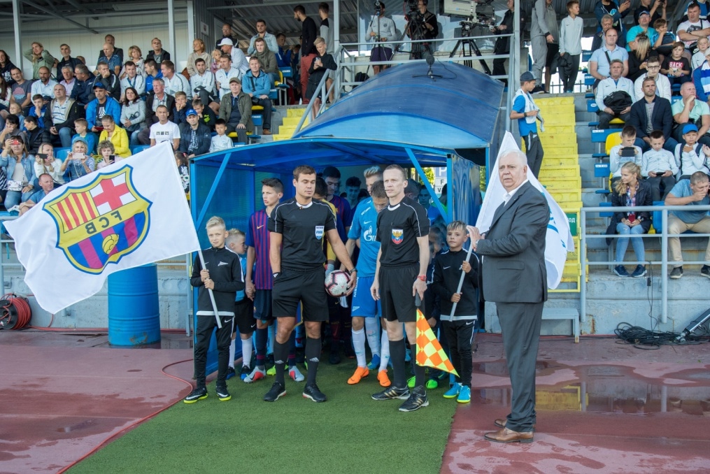 Товарищиский матч «Зенит»-м — «Барселона»-м