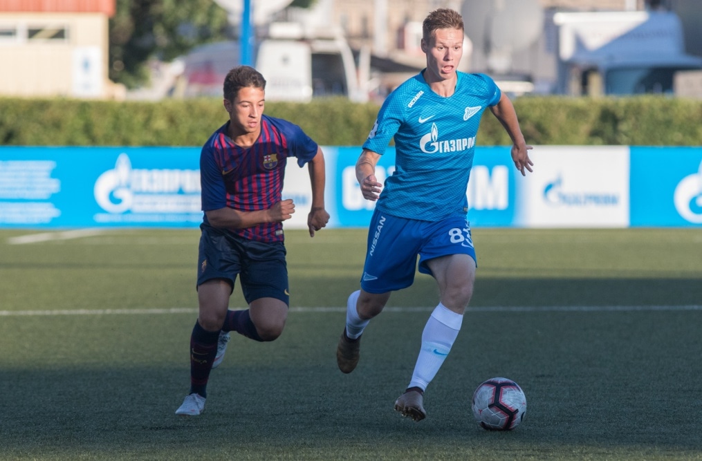 Товарищиский матч «Зенит»-м — «Барселона»-м