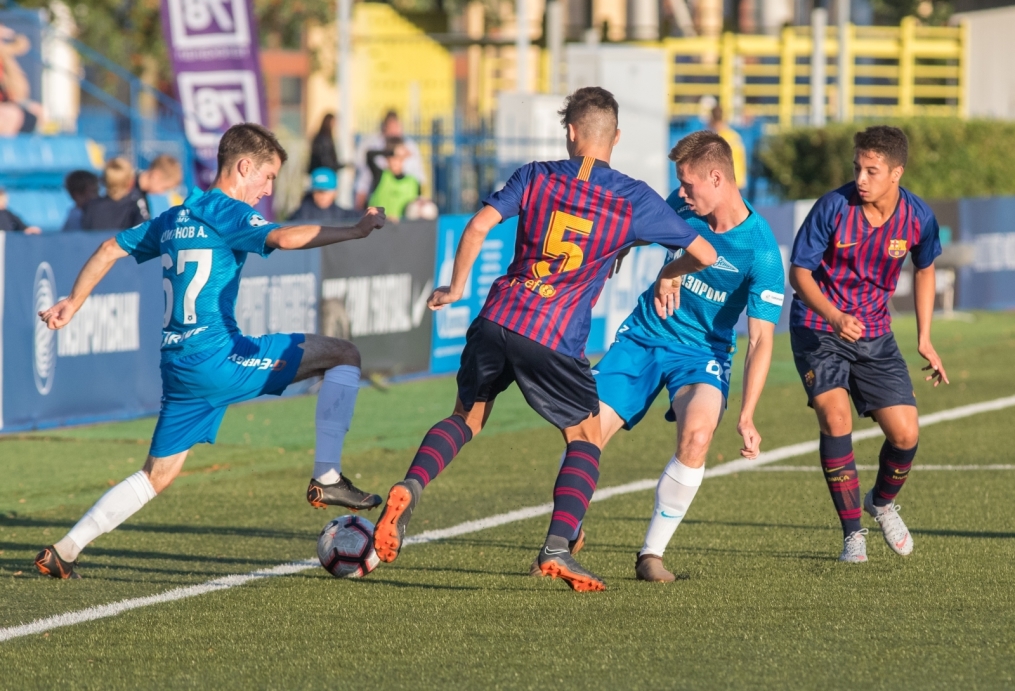 Товарищиский матч «Зенит»-м — «Барселона»-м