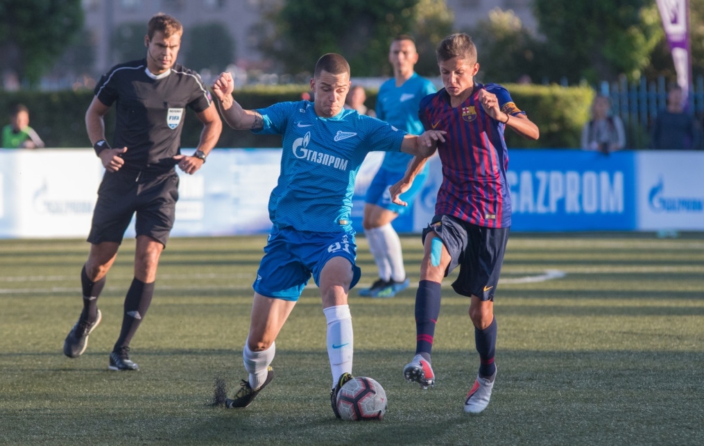 Товарищиский матч «Зенит»-м — «Барселона»-м