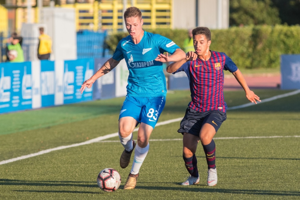 Товарищиский матч «Зенит»-м — «Барселона»-м