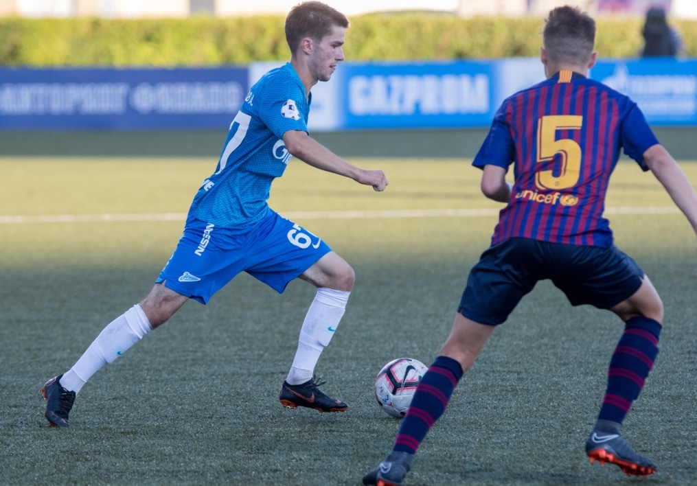 Товарищиский матч «Зенит»-м — «Барселона»-м