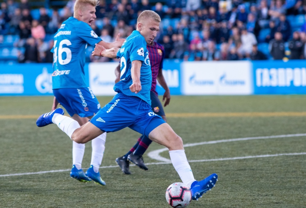 Товарищиский матч «Зенит»-м — «Барселона»-м