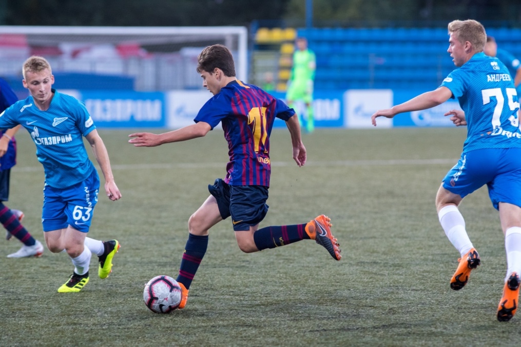 Товарищиский матч «Зенит»-м — «Барселона»-м