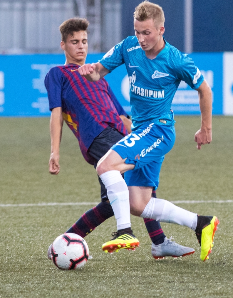 Товарищиский матч «Зенит»-м — «Барселона»-м