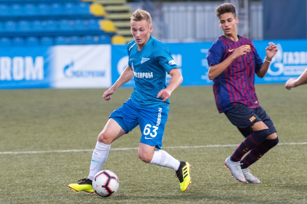 Товарищиский матч «Зенит»-м — «Барселона»-м