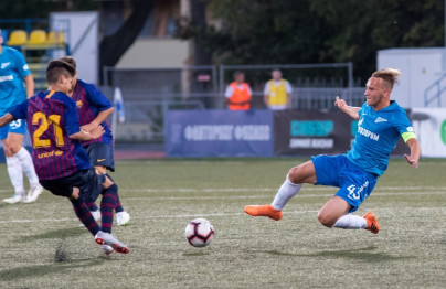 Товарищиский матч «Зенит»-м — «Барселона»-м