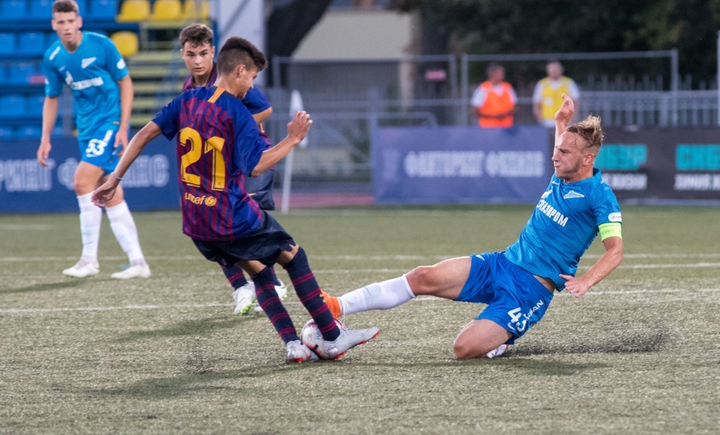 Товарищиский матч «Зенит»-м — «Барселона»-м