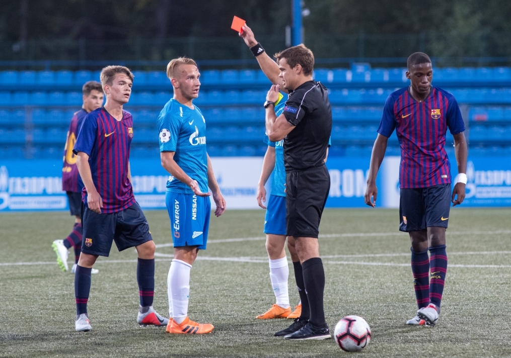 Товарищиский матч «Зенит»-м — «Барселона»-м