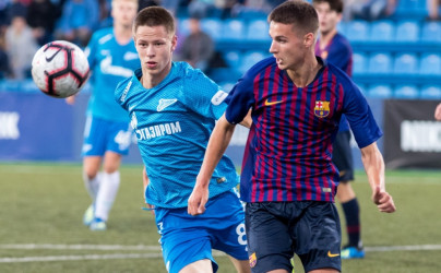 Товарищиский матч «Зенит»-м — «Барселона»-м