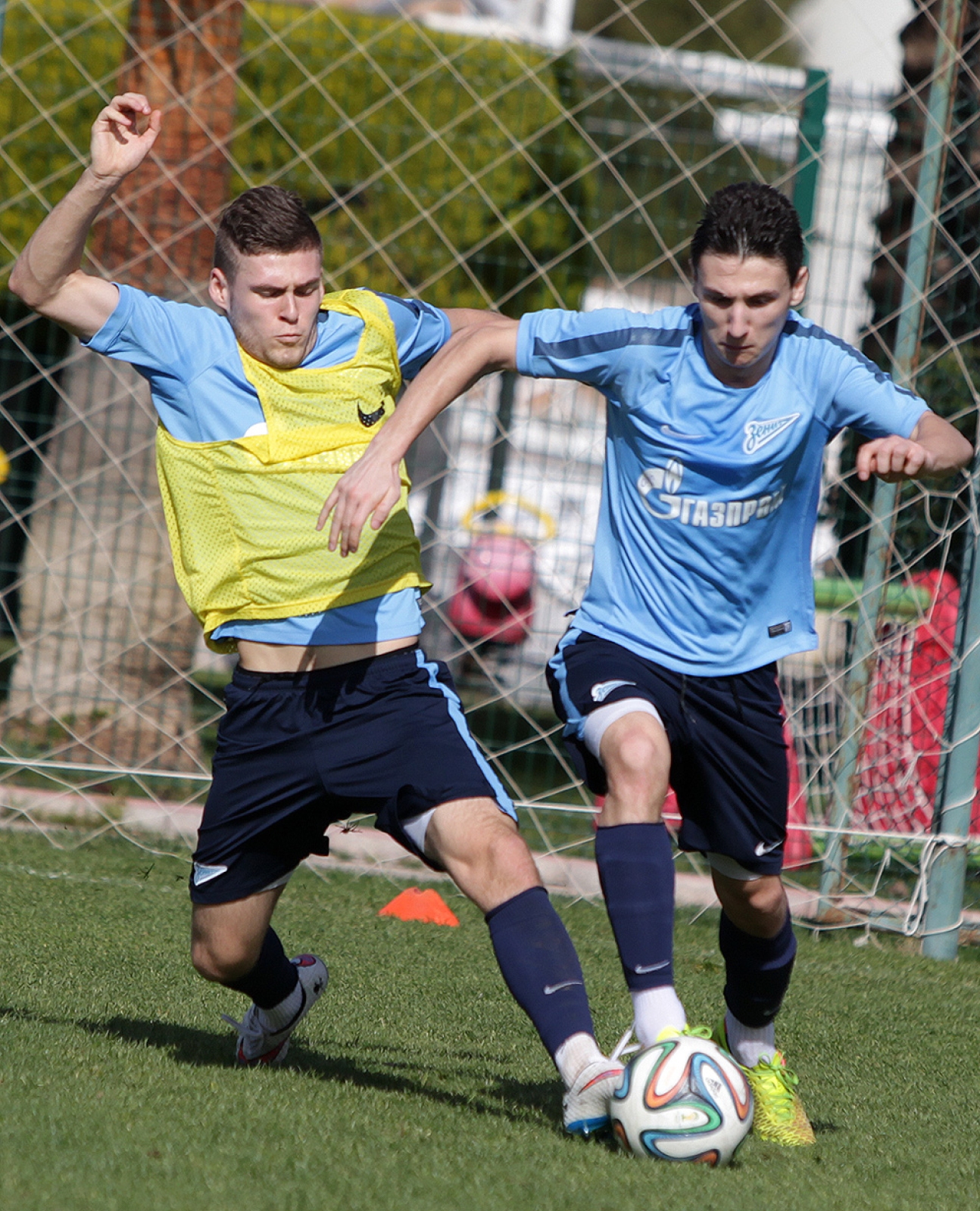 «Тренировка „Зенита“-м на сборе в Турции 28 января