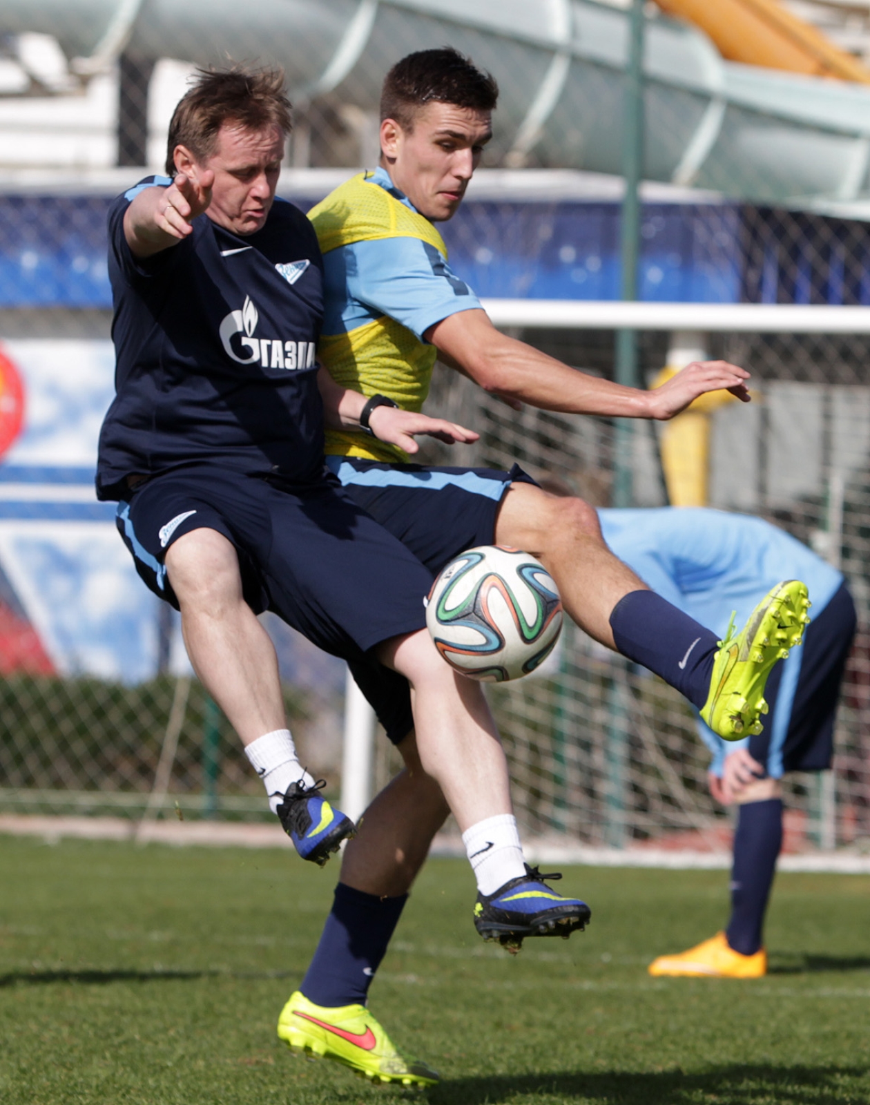 «Тренировка „Зенита“-м на сборе в Турции 28 января