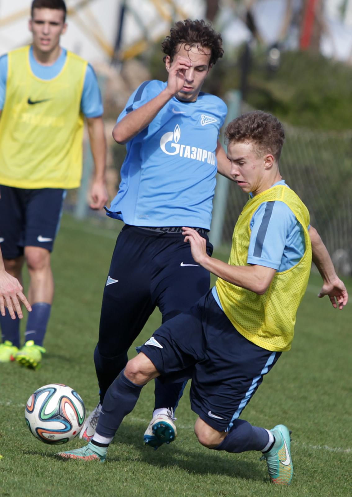 «Тренировка „Зенита“-м на сборе в Турции 28 января