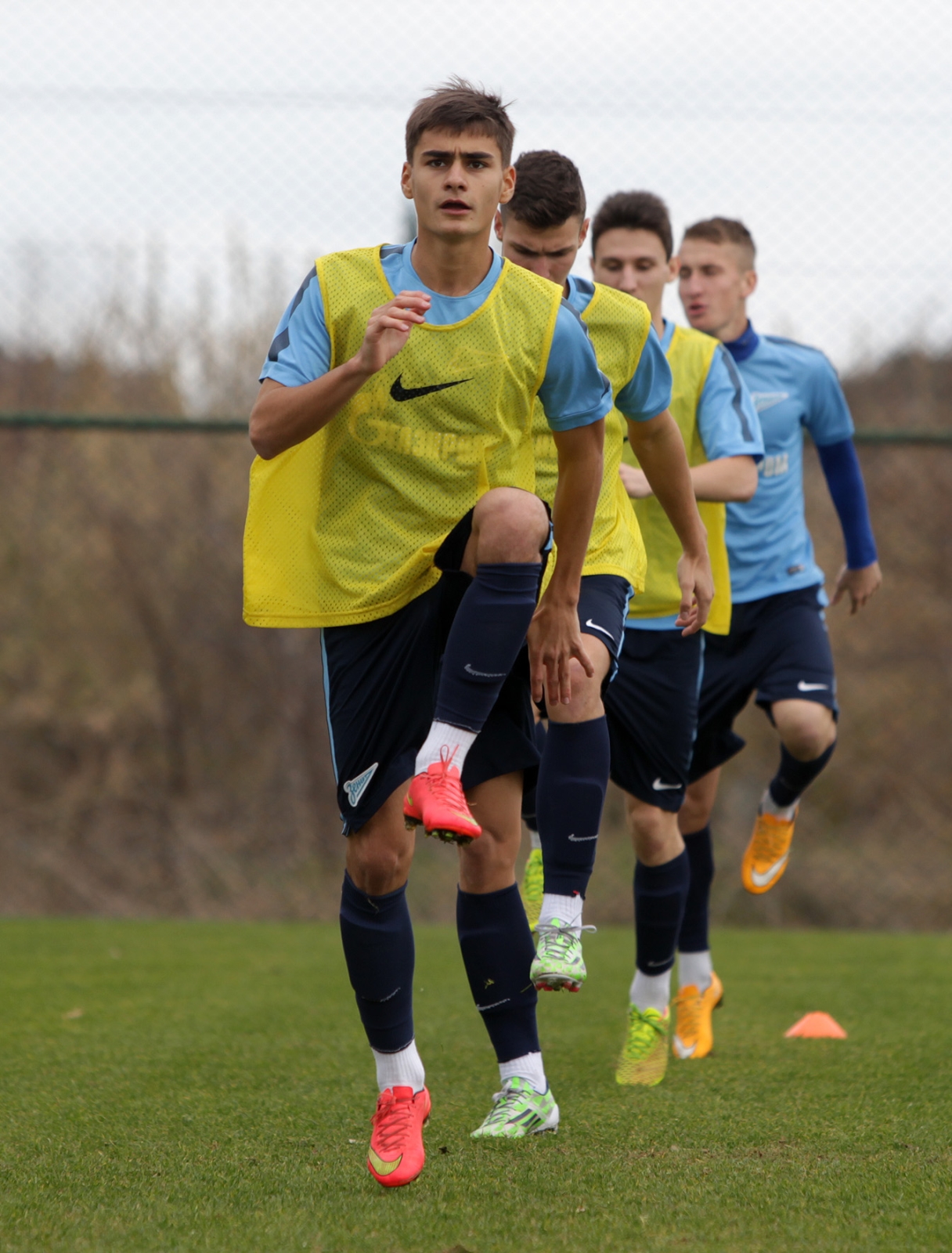 «Тренировка „Зенита“-м на сборе в Турции 28 января