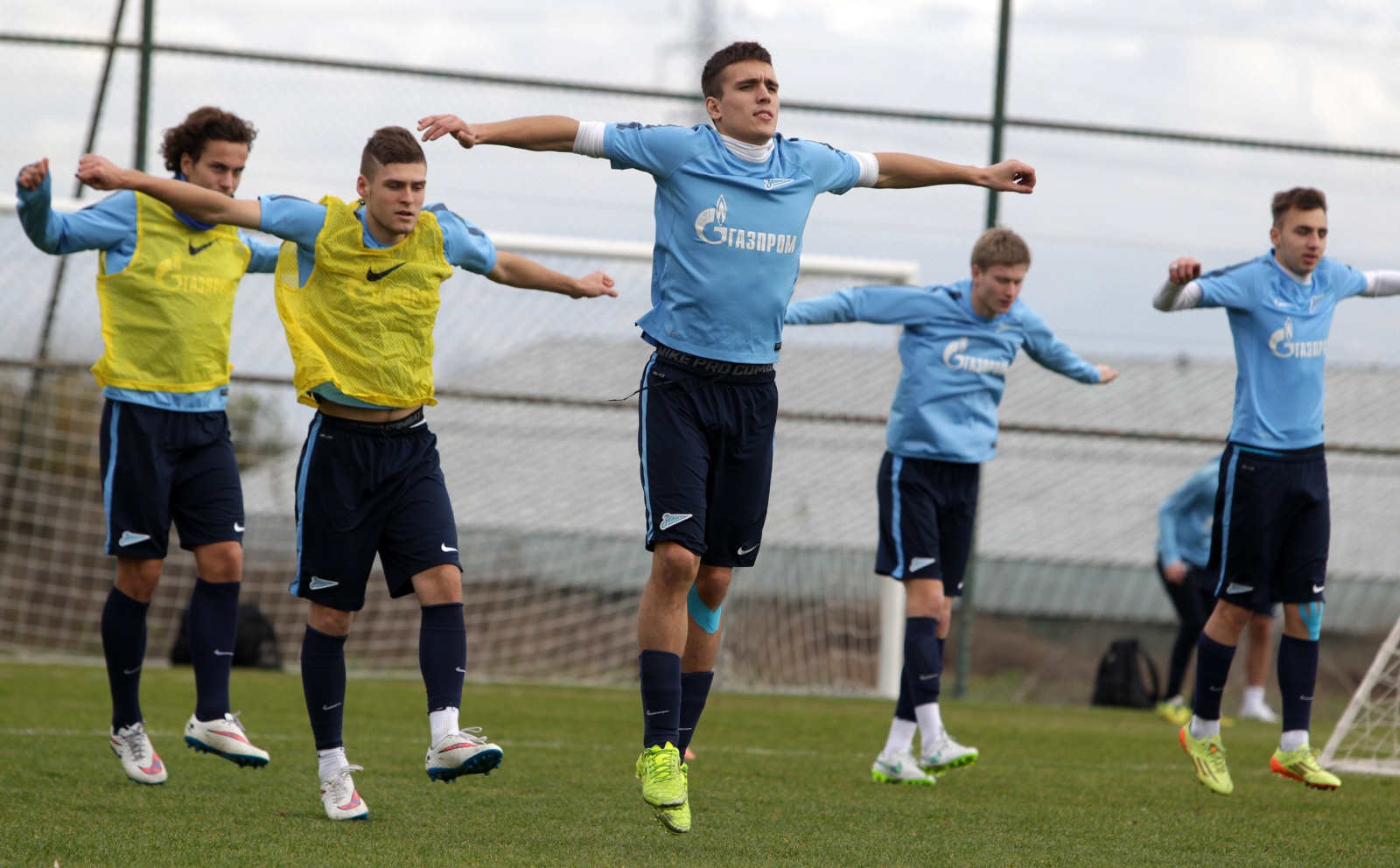 «Тренировка „Зенита“-м на сборе в Турции 28 января