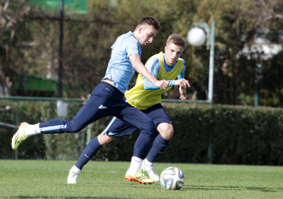 «Тренировка „Зенита“-м на сборе в Турции 28 января