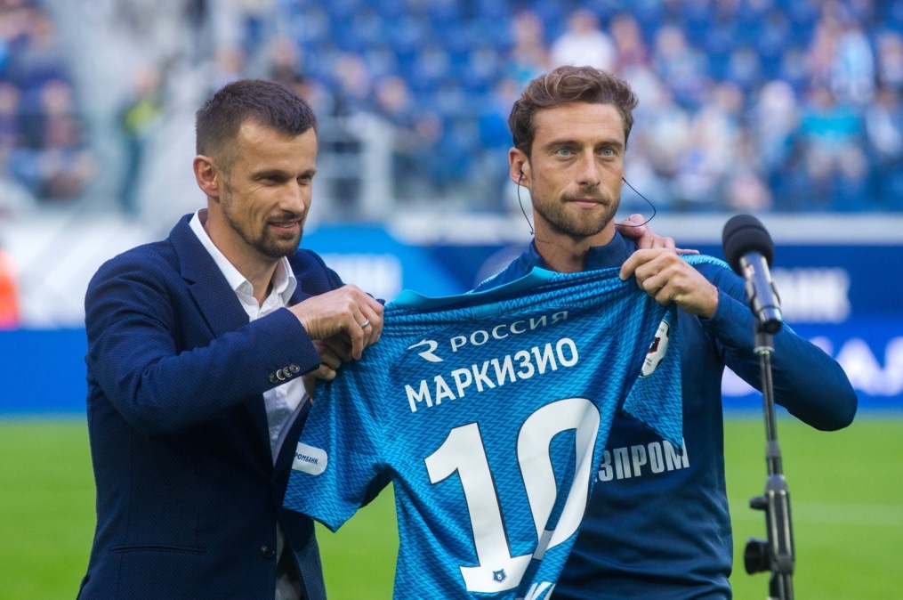 Презентация Клаудио Маркизио, полузащитника ФК «Зенит»