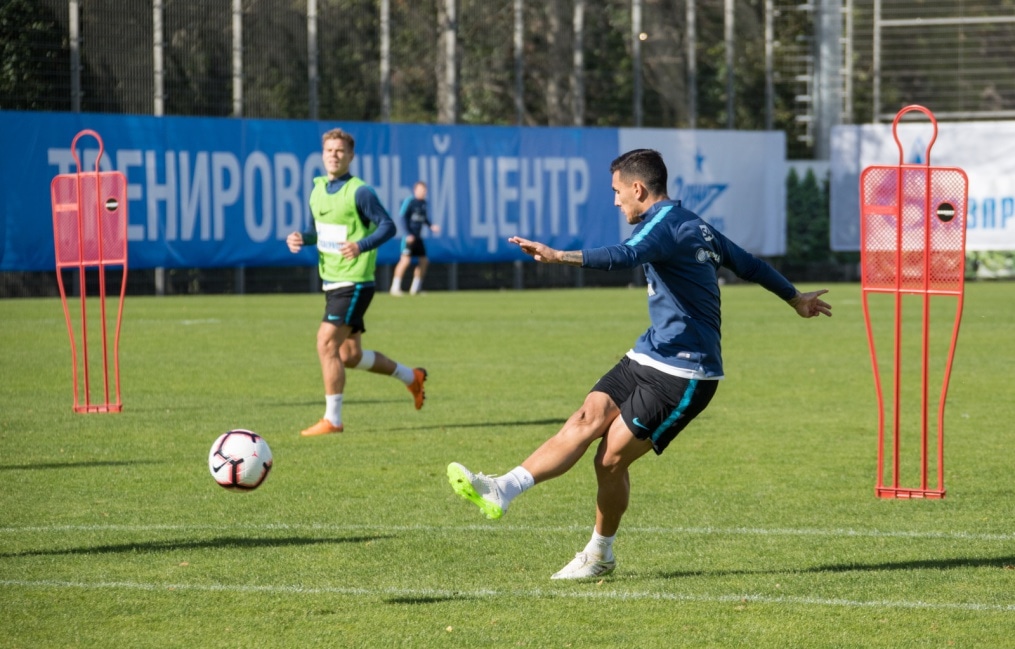 Открытая тренировка «Зенита» перед матчем с «Оренбургом»