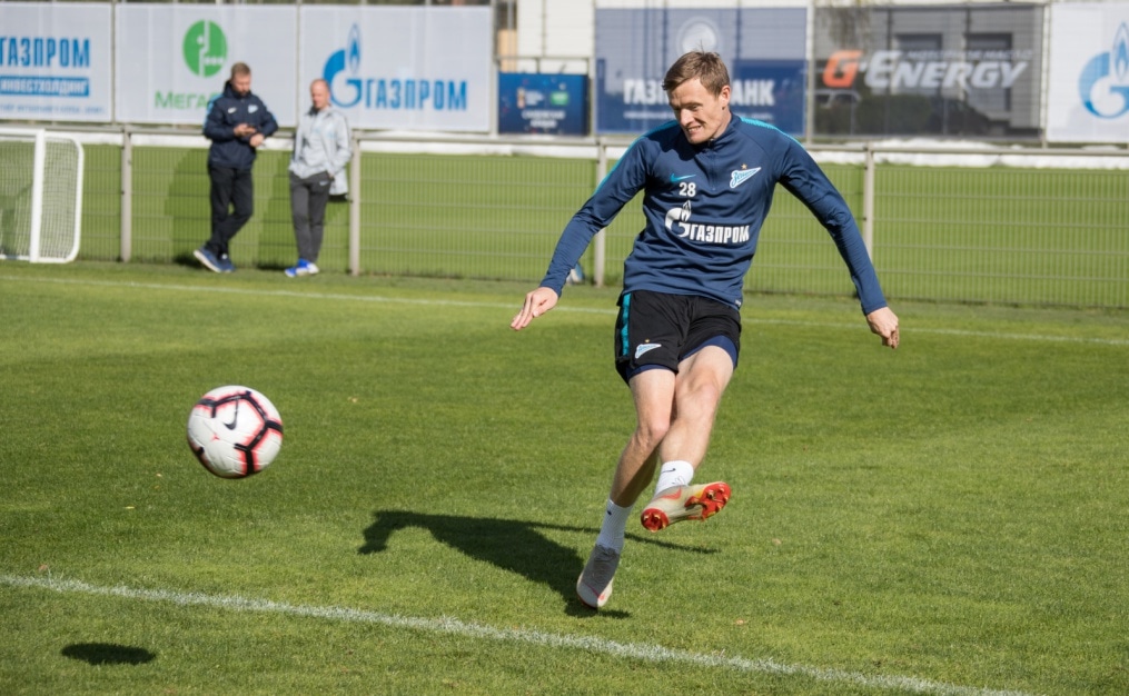 Открытая тренировка «Зенита» перед матчем с «Оренбургом»