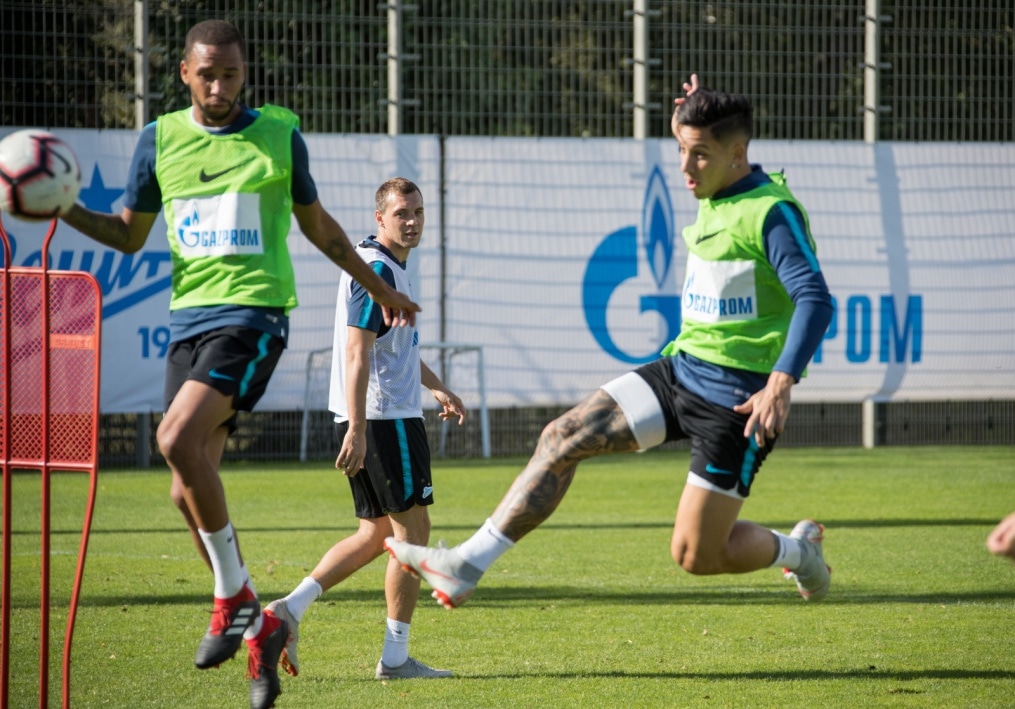 Открытая тренировка «Зенита» перед матчем с «Оренбургом»