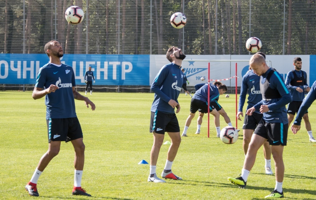 Открытая тренировка «Зенита» перед матчем с «Оренбургом»