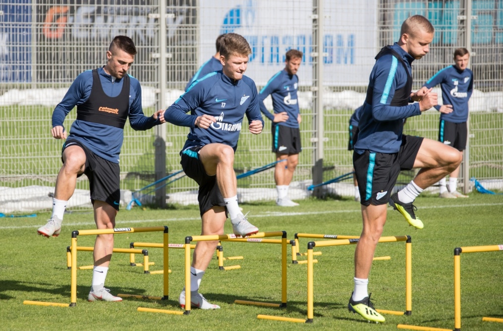 Открытая тренировка «Зенита» перед матчем с «Оренбургом»