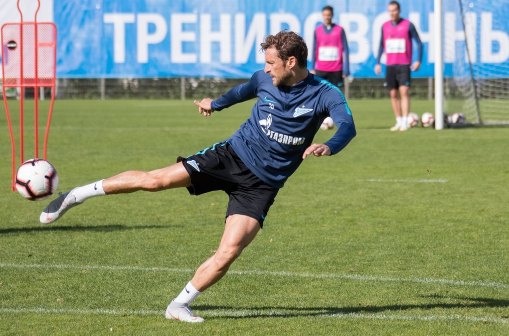 Открытая тренировка «Зенита» перед матчем с «Оренбургом»