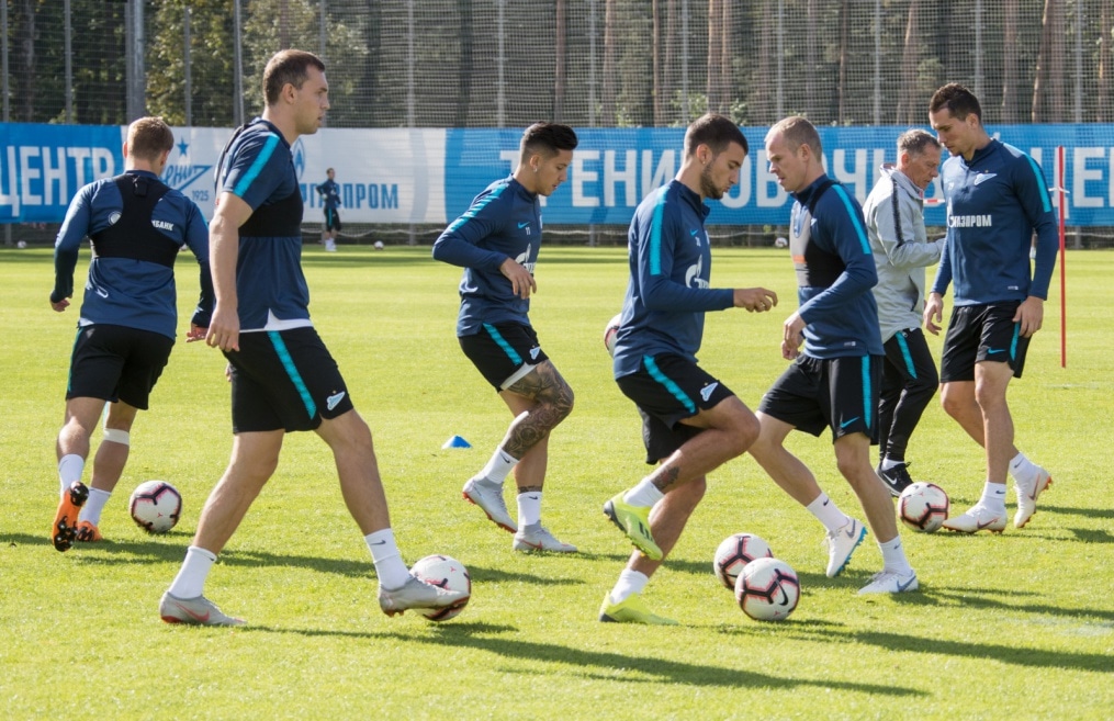 Открытая тренировка «Зенита» перед матчем с «Оренбургом»