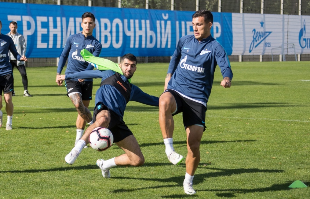 Открытая тренировка «Зенита» перед матчем с «Оренбургом»