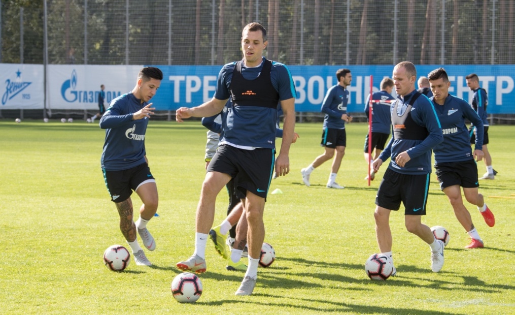 Открытая тренировка «Зенита» перед матчем с «Оренбургом»