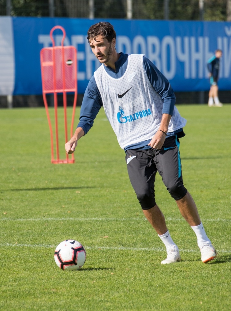Открытая тренировка «Зенита» перед матчем с «Оренбургом»
