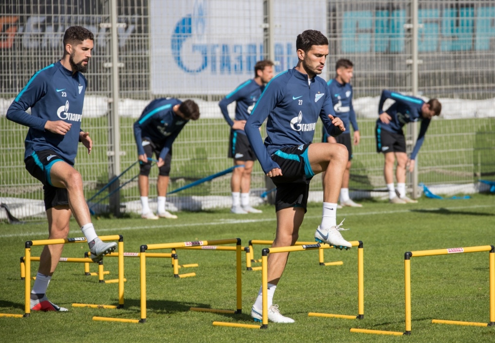 Открытая тренировка «Зенита» перед матчем с «Оренбургом»