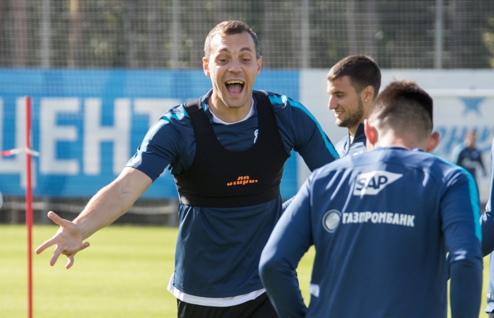 Открытая тренировка «Зенита» перед матчем с «Оренбургом»