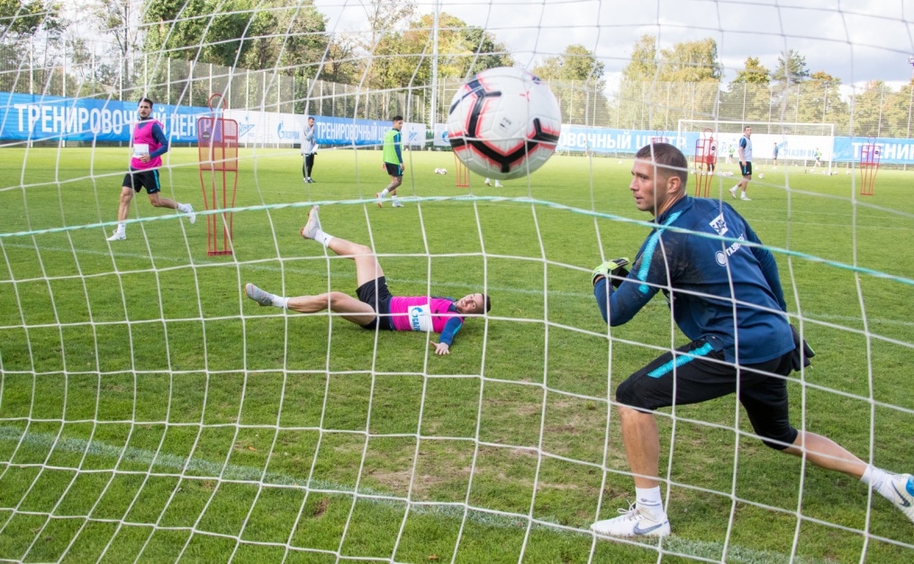 Открытая тренировка «Зенита» перед матчем с «Оренбургом»