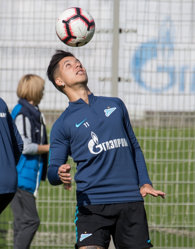 Открытая тренировка «Зенита» перед матчем с «Оренбургом»