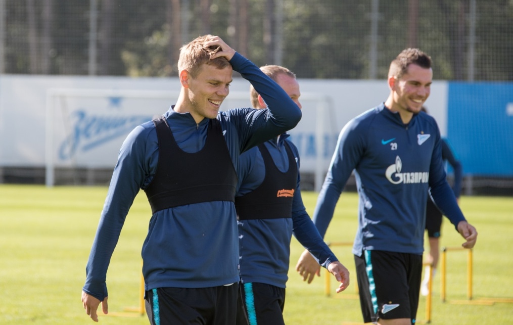 Открытая тренировка «Зенита» перед матчем с «Оренбургом»