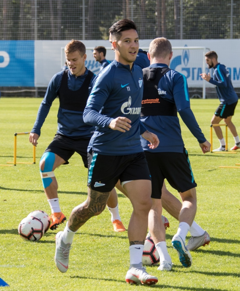 Открытая тренировка «Зенита» перед матчем с «Оренбургом»