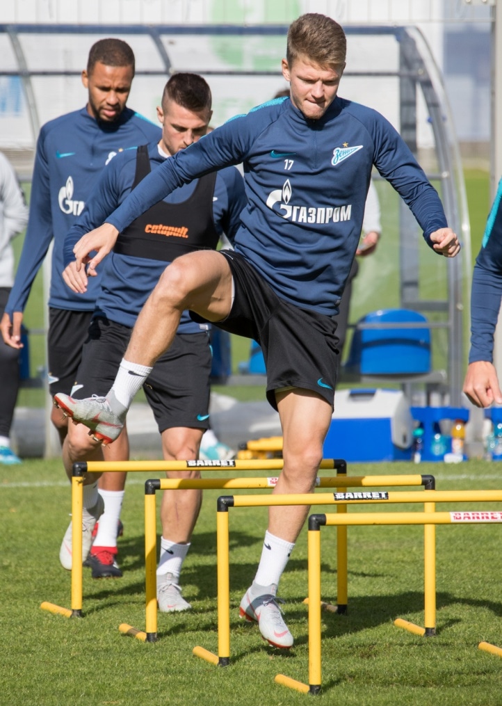 Открытая тренировка «Зенита» перед матчем с «Оренбургом»