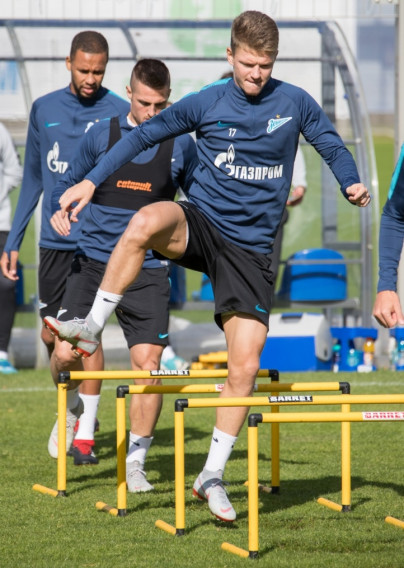 Открытая тренировка «Зенита» перед матчем с «Оренбургом»