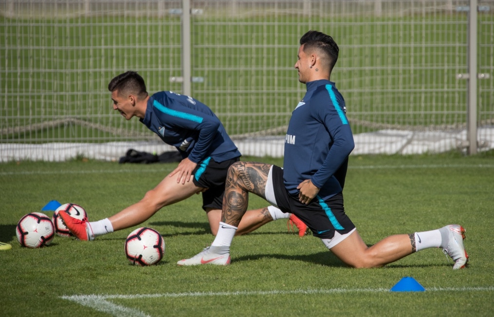 Открытая тренировка «Зенита» перед матчем с «Оренбургом»