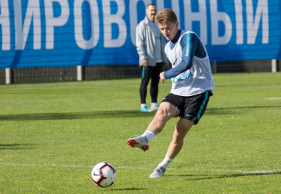 Открытая тренировка «Зенита» перед матчем с «Оренбургом»