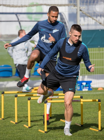 Открытая тренировка «Зенита» перед матчем с «Оренбургом»