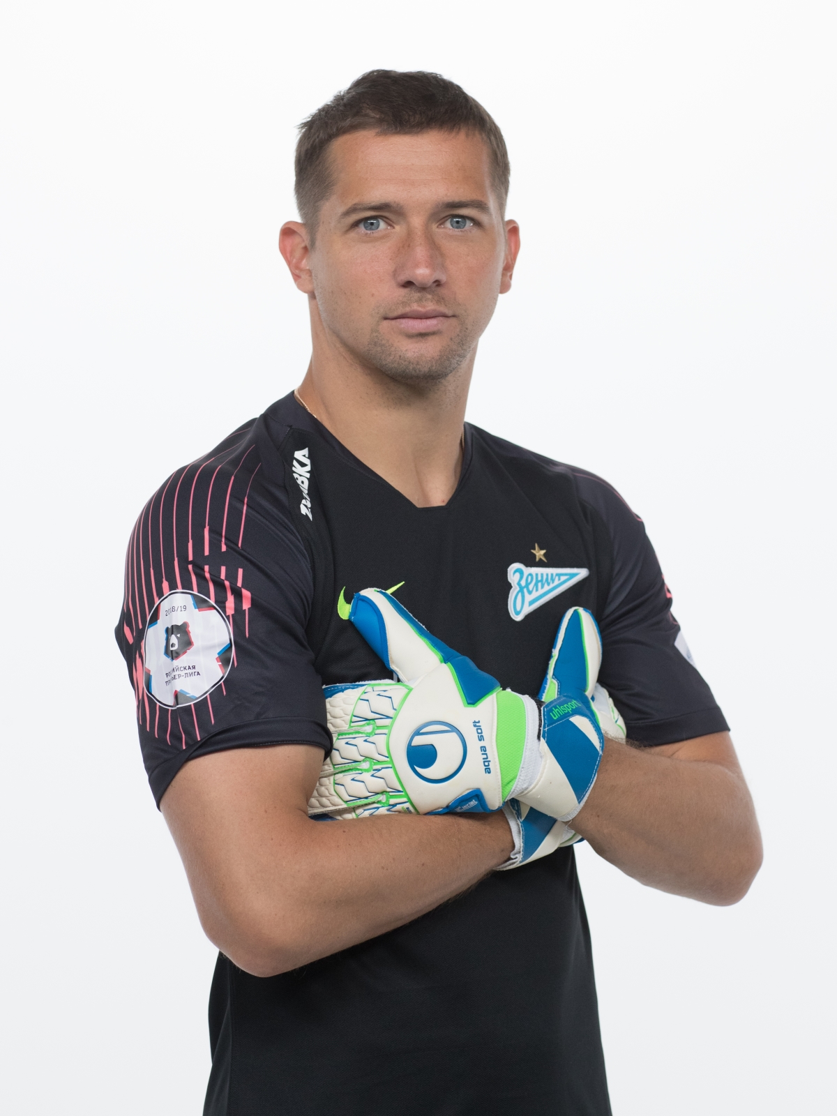 Фотосессия футболистов и тренеров основного состава ФК «Зенит» сезона 2018/19