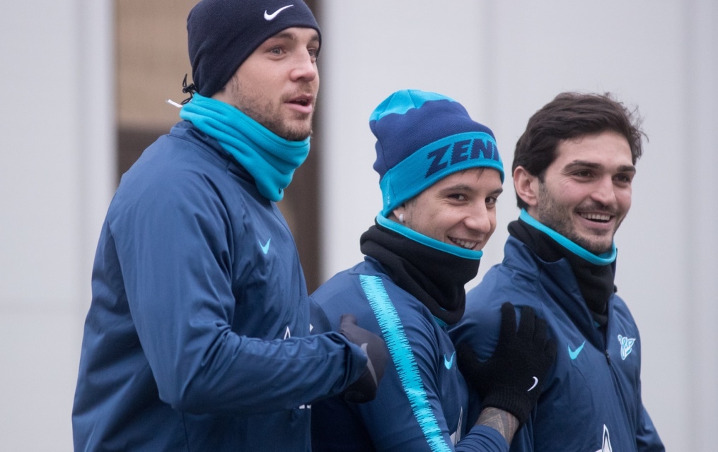 Открытая тренировка «Зенита» перед матчем с «Ростовом»