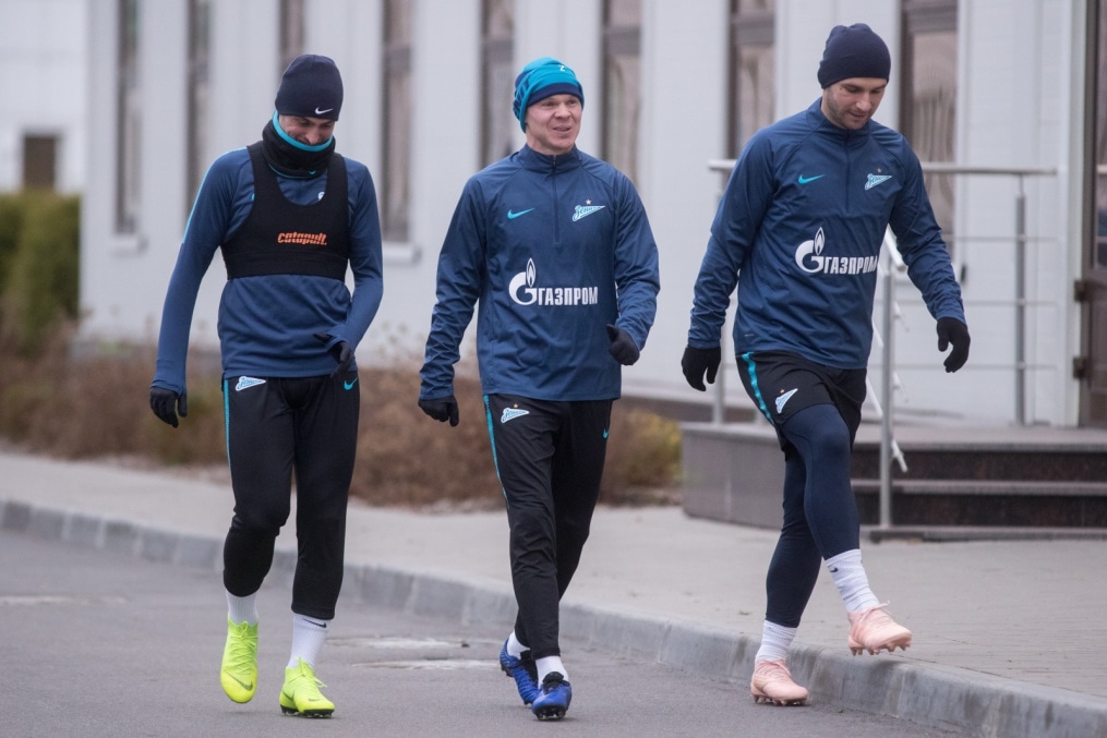 Открытая тренировка «Зенита» перед матчем с «Ростовом»