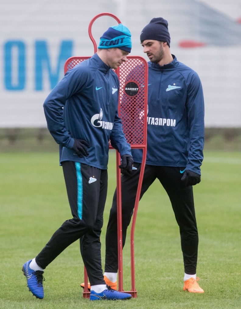 Открытая тренировка «Зенита» перед матчем с «Ростовом»